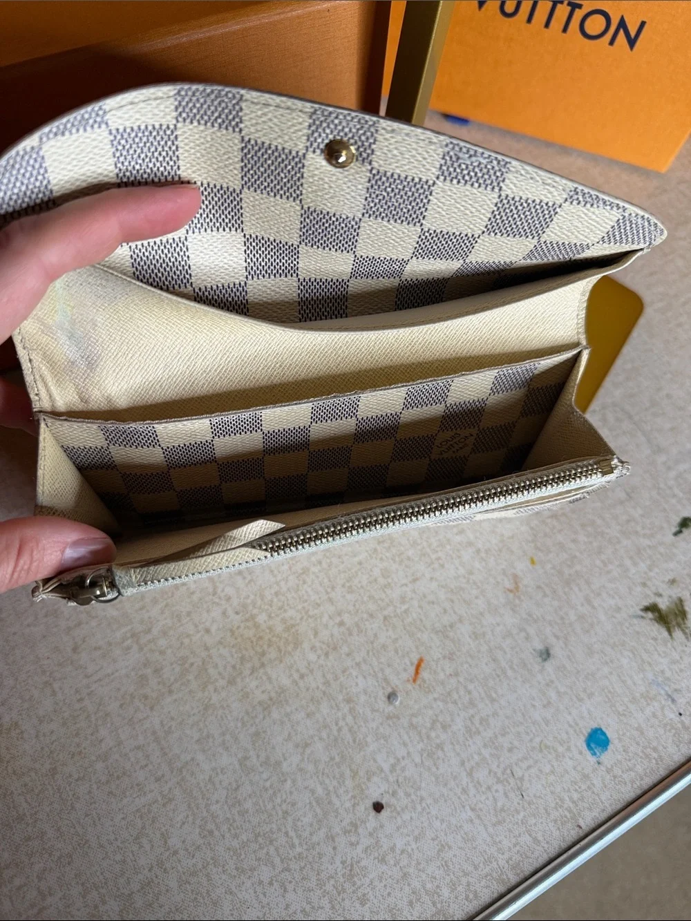 Louis Vuitton seen print continental